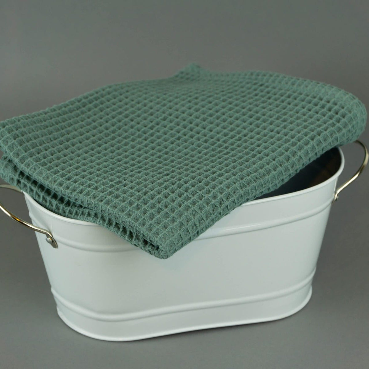 Waffle fabric towel for face and hands