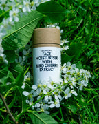Face moisturiser with Bird Cherry extract