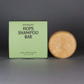 Shampoo bar with hops extract
