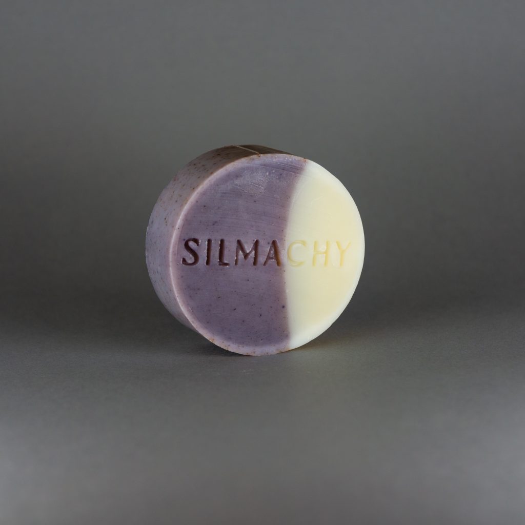 Natural lavender soap bar Silmachy cosmetics lavandas ziepes