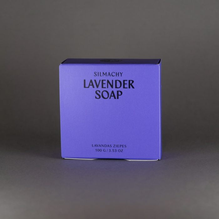 Natural lavender soap bar Silmachy cosmetics lavandas ziepes