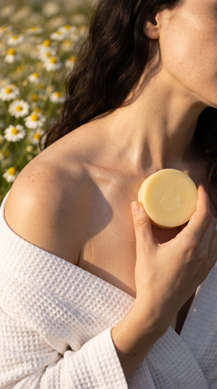 Body butter with Chamomile extract for sensitive skin