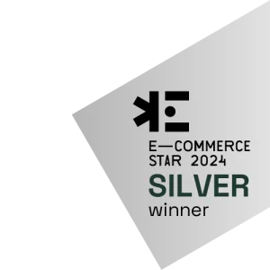 Baltic Ecommerce star Silver award SILMACHY cosmetics